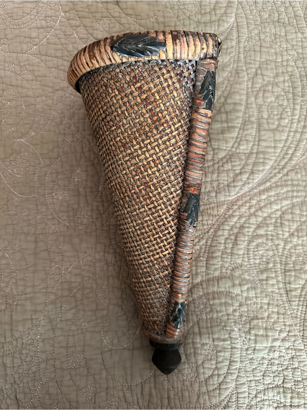 Wooden wall vase • wall hanging • multi-use basket